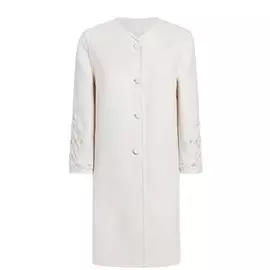 Пальто без воротника ERMANNO SCERVINO