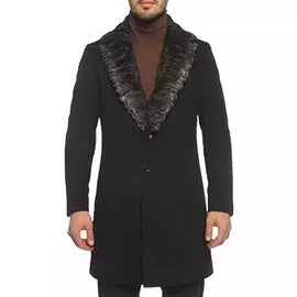 Пальто с вотортником из каракуля TERESA TARDIA