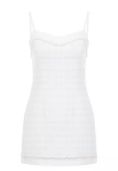 Платье из твида на подкладке AZUR