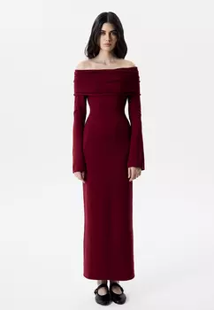 Платье с открытыми плечами PRIME 2U