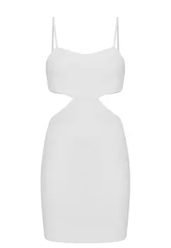 Платье короткое с разрезом на талии THE REAL BASE