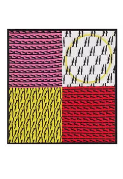 ПЛАТОК С ПРИНТОМ PM 150X150 POLINA MIRCHEVA