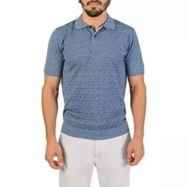 Поло из шелка и хлопка STEFANO BELLINI