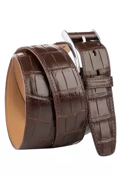 Ремень Pr из кожи крокодила PELLE RICCO