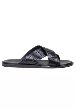 Шлепанцы из кожи крокодила BARDINI