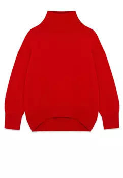 Свитер из кашемира с высоким воротом Алая Роскошь AMUR BY MARUSHIK