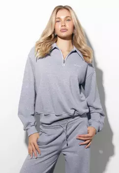 Толстовка с воротником из трикотажа GENT ROSE