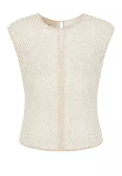Топ с жемчугом и пайетками LEFFERS