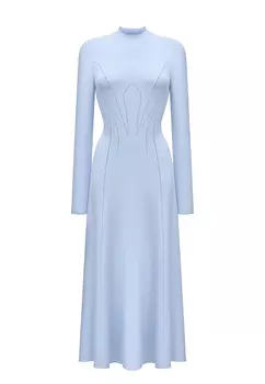 Трикотажное платье миди EDEM