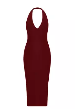 Трикотажное платье в длине миди THE REAL BASE