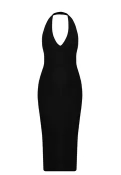 Трикотажное платье в длине миди THE REAL BASE