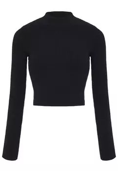 Трикотажный топ укороченный THE REAL BASE