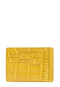 Визитница для карт и визиток из кожи крокодила BARDINI