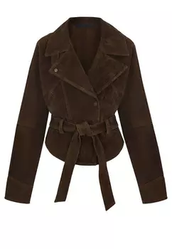 замшевая куртка THE REAL BASE