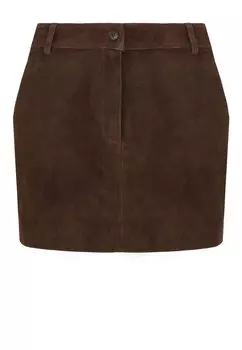 замшевая мини юбка THE REAL BASE