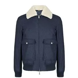 Куртка с меховой отделкой ELEVENTY