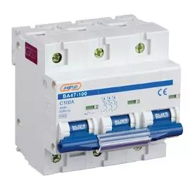 Автоматический выключатель NC100H 3P 100A ВА 47-100 Энергия, 2 шт