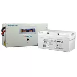 Источники бесперебойного питания Комплект ИБП Инвертор Энергия ИБП Pro 1700 + Аккумулятор 75 АЧ