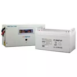 Источники бесперебойного питания Комплект ИБП Инвертор Энергия ИБП Pro 1700 + Аккумулятор 100 АЧ