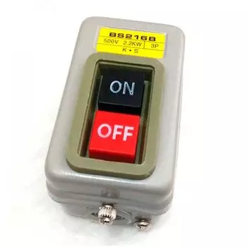 Пост кнопочный BS216B 3P 10A Энергия