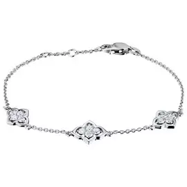 Браслет из белого золота с бриллиантами э0901бр04210026