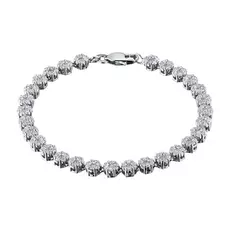 Браслет из белого золота с бриллиантами э0901бр10134800