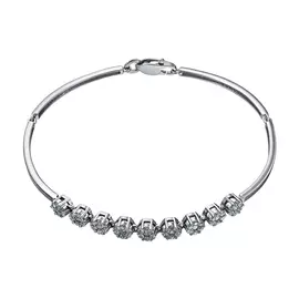 Браслет из белого золота с бриллиантами э0901бр11162600