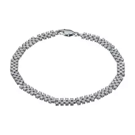 Браслет из белого золота с бриллиантами э09бр111836
