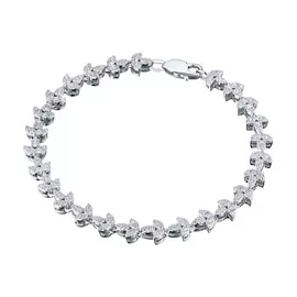 Браслет из белого золота с бриллиантами э09Бр121824