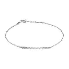 Браслет из белого золота с бриллиантом э0901бр01210108