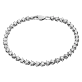 Браслет из белого золота с бриллиантами э0901бр02140100