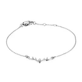 Браслет из белого золота с бриллиантом э0901бр02211038