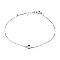 Браслет из белого золота с бриллиантом э0901бр03201030