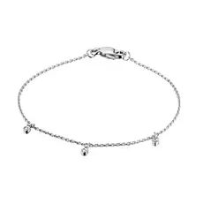 Браслет из белого золота с бриллиантом э0901бр05180300