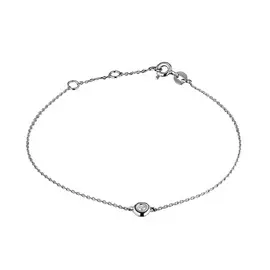 Браслет из белого золота с бриллиантом э0901бр10182000