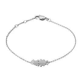 Браслет из белого золота с бриллиантом э0901бр11174600