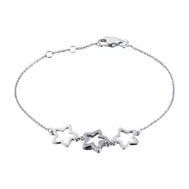 Браслет из белого золота с бриллиантом э09бр091839