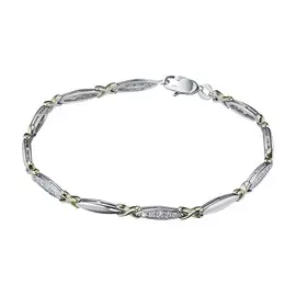 Браслет из комбинированного золота с бриллиантами э1001бр09168800