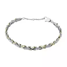 Браслет из комбинированного золота с бриллиантом э1001бр11161200