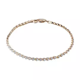 Браслет из красного золота с бриллиантами э0201бр04184700