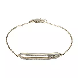 Браслет из красного золота с бриллиантами э0201бр06184100