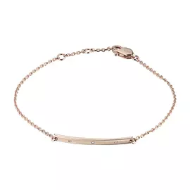 Браслет из красного золота с бриллиантом э0201бр03184300