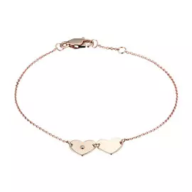 Браслет из красного золота с бриллиантом э0201бр03185900