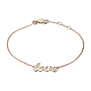 Браслет из красного золота с бриллиантом э0201бр04202332