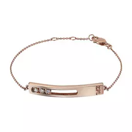 Браслет из красного золота с бриллиантами э0201бр11172500