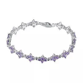 Браслет из серебра с аметистом э0607бр05210475