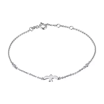 Браслет из серебра с бриллиантами э0601бр04181400