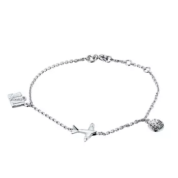 Браслет из серебра с бриллиантами э0601бр04202971