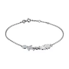 Браслет из серебра с бриллиантами э0601бр10176200