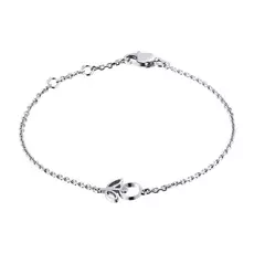 Браслет из серебра с бриллиантом э0601бр04201108